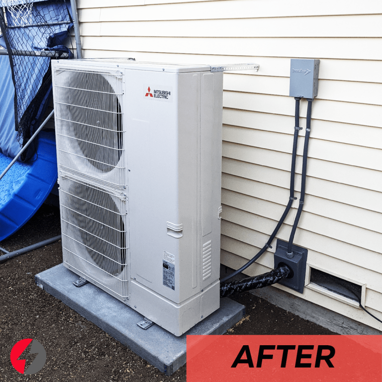 Mitsubishi 36k Heat Pump installation in Santa Clara,