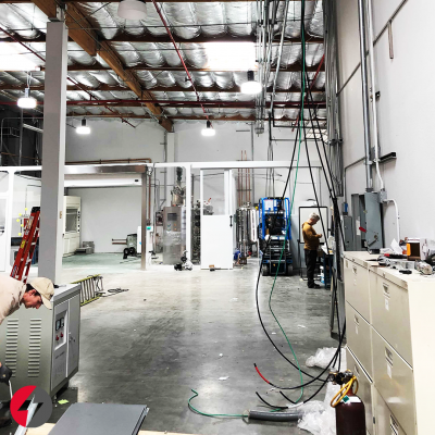 Electrical transformer 200A 380V installation in Fremont, California 