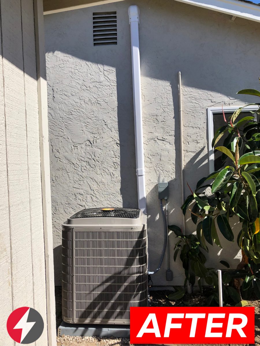Qualified EPA certified specialists provided this ductless HVAC System Installation