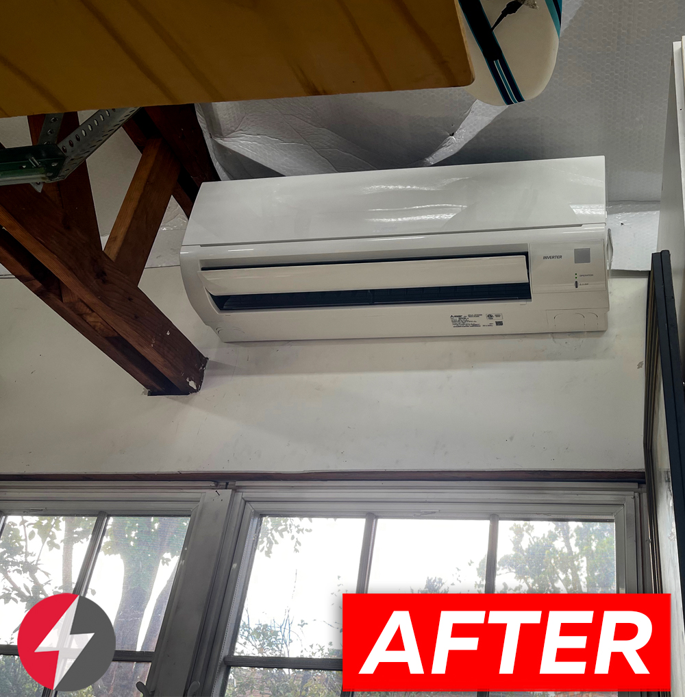 Mitsubishi HVAC Mini Split System Installation