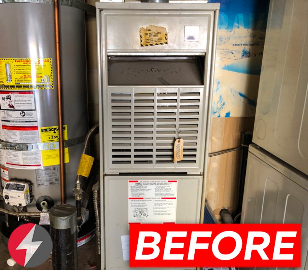 HVAC System Replacement with 96% Efficiency Furnace