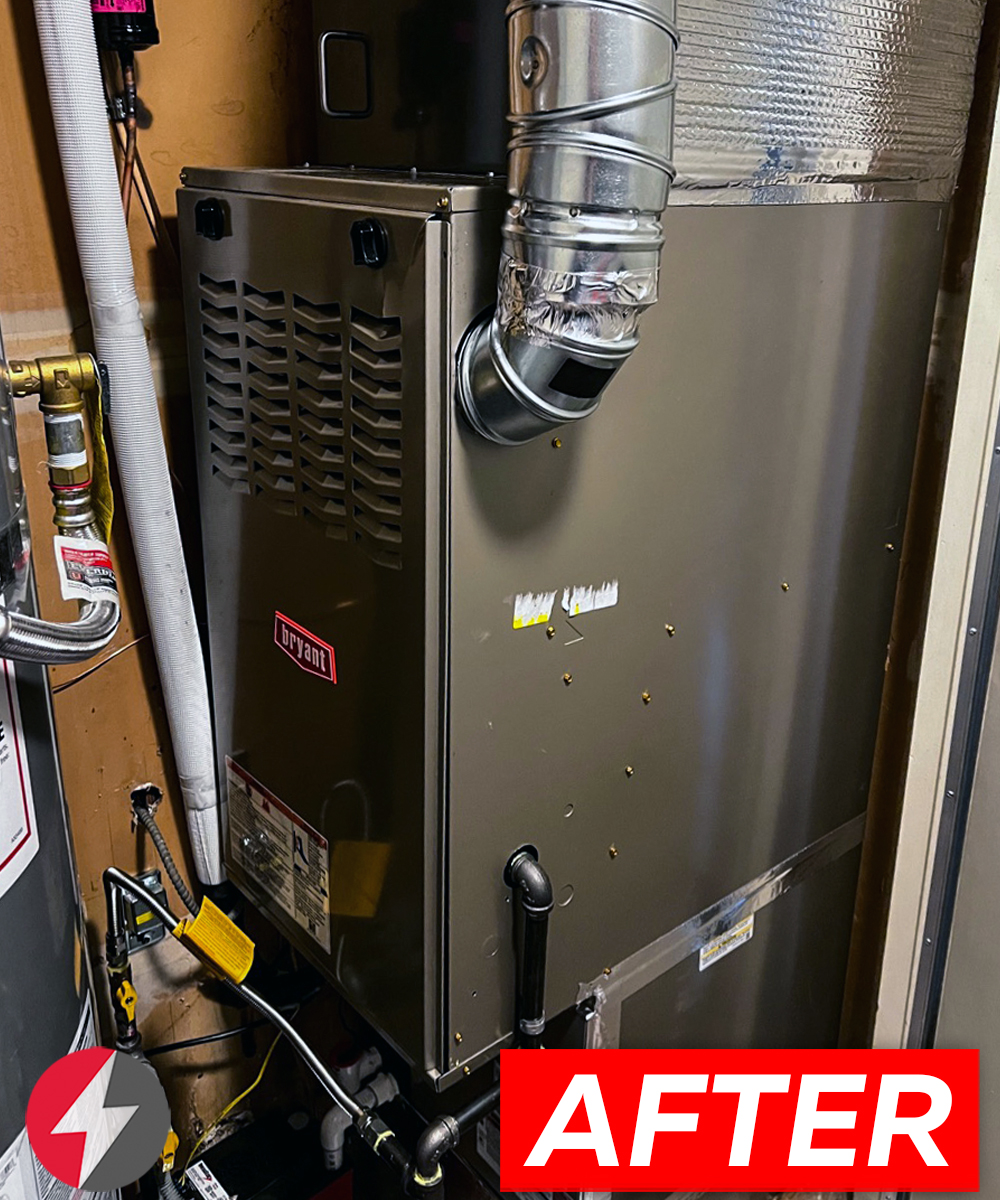 Bryant HVAC System Replacement with 80% Efficiency Furnace