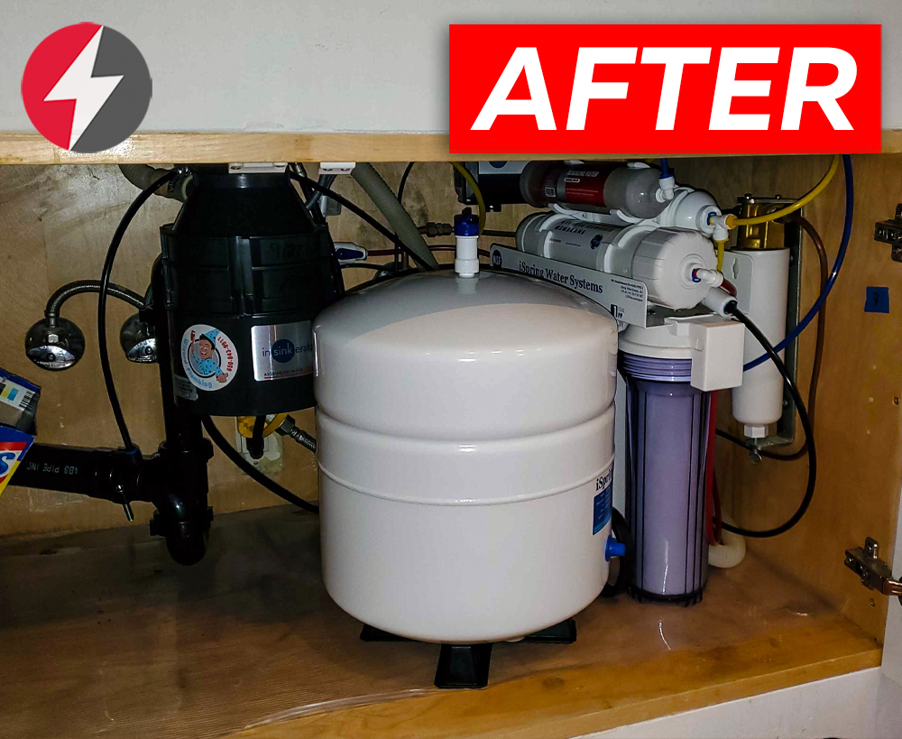 Reverse Osmosis Filter Installation