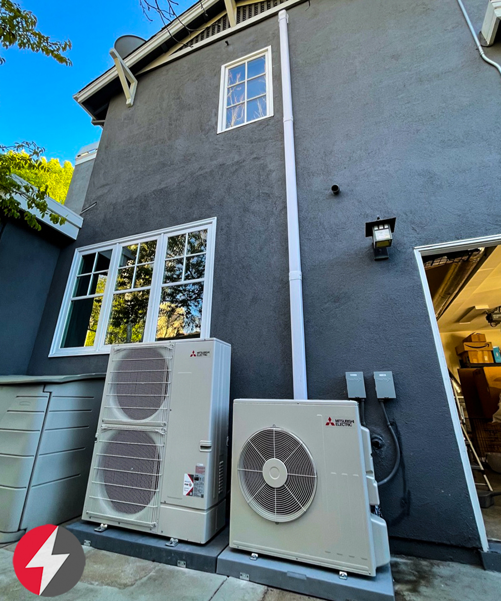 Heat Pump Mitsubishi Install in Menlo Park, California - Fuse HVAC,  Refrigeration, Electrical u0026 Plumbing Service in San Jose, CA and all  surrounding areas