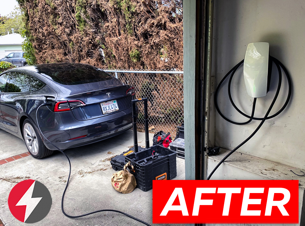 Tesla Charger Install 