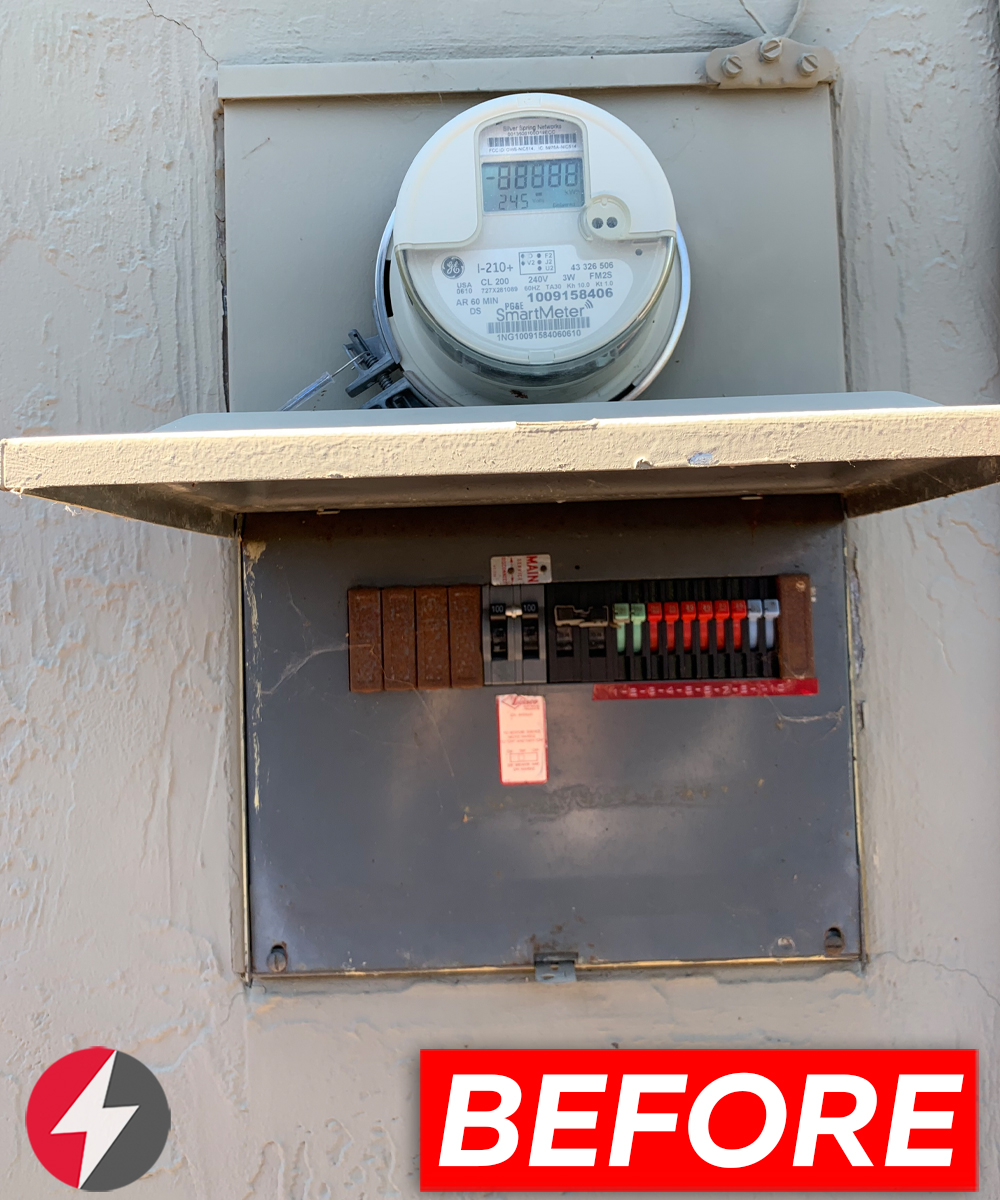 Old Electrical Panel Upgrade in San Jose, California