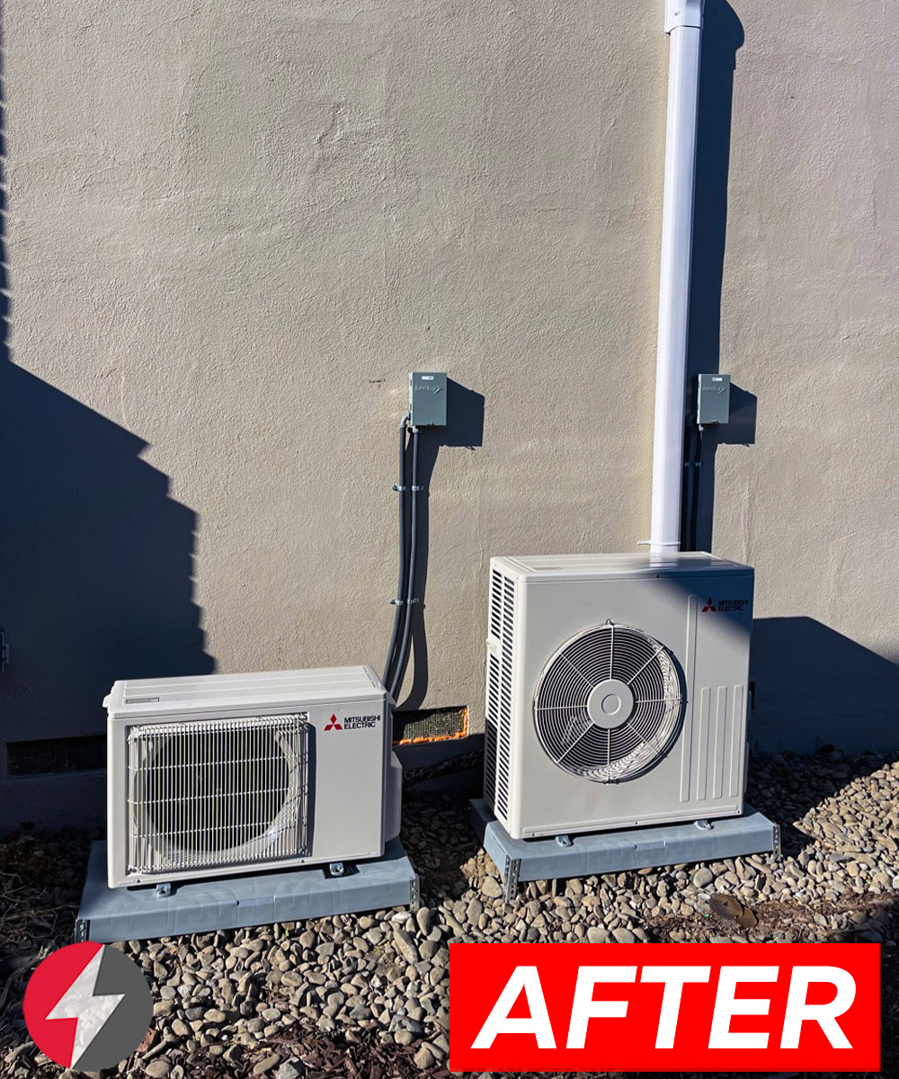 Mitsubishi AC Install in Fremont, California