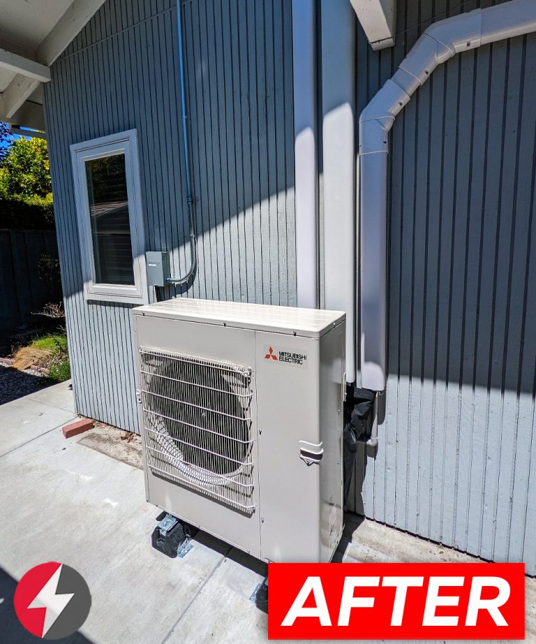 Multi Zone Heat Pump Installation in Palo Alto, California