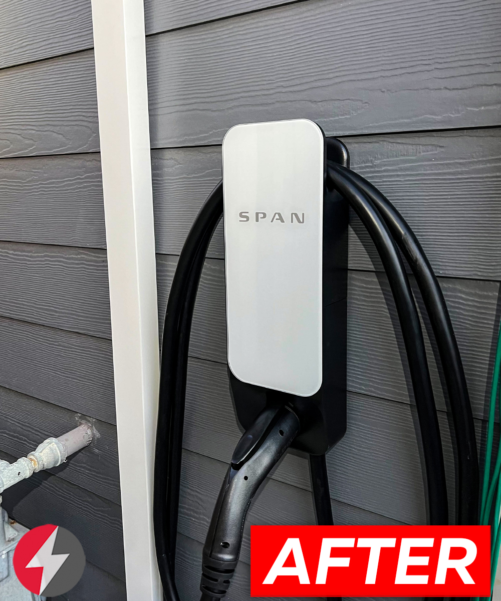 SPAN EV Charger Installation
