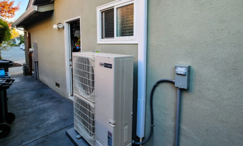 Mitsubishi Heat Pump Install in Mountain View, California