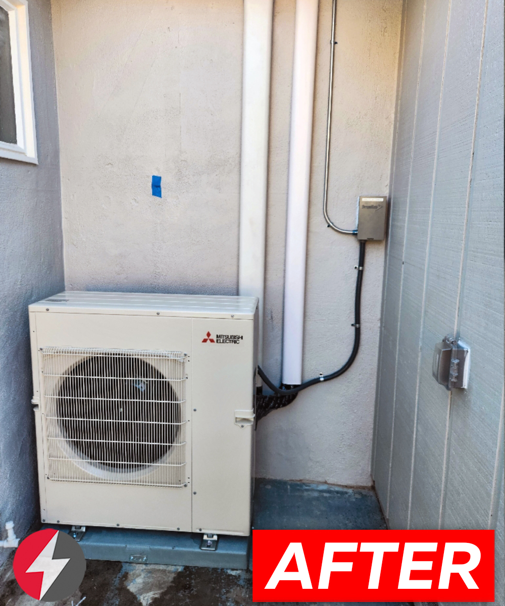 Mitsubishi Ductless Split Installation