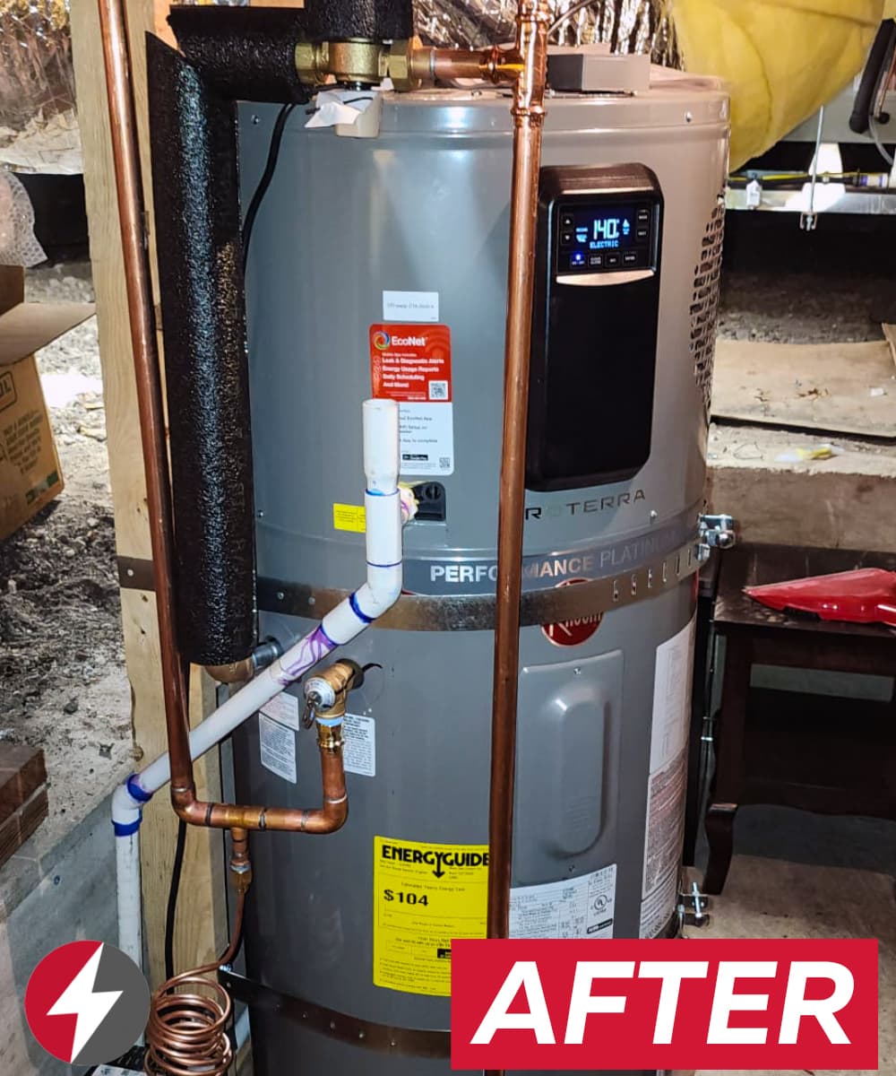 Plumbing Service: Heat Pump Water Heater Install