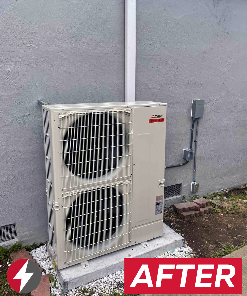 HVAC Ductless Multi-zone Install