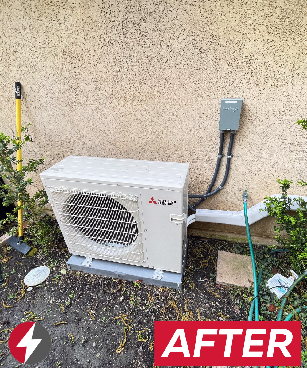 Mitsubishi MXZ Heat Pump Installation in Fremont, California