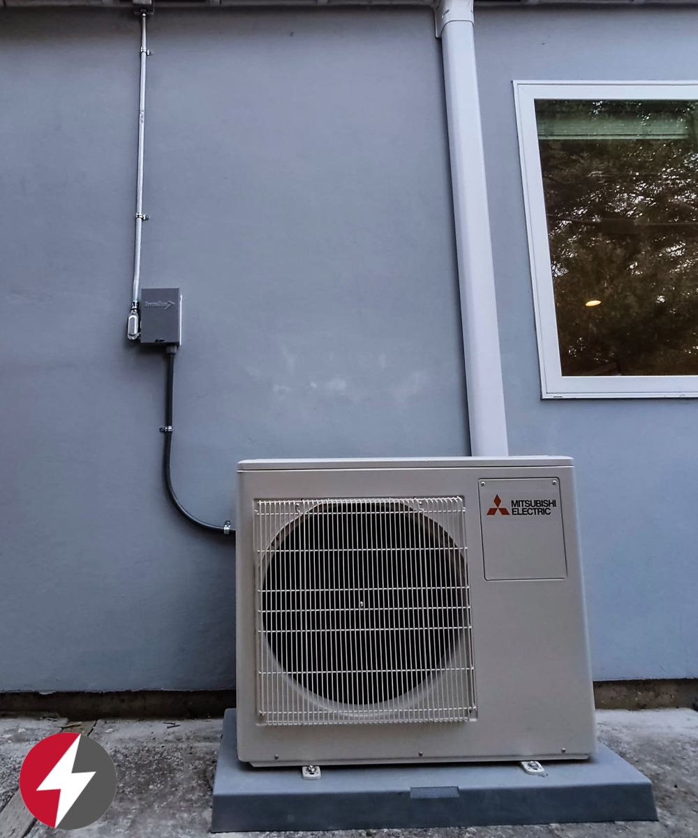 Mitsubishi MXZ Heat Pump Installation